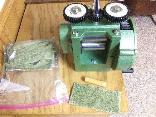 Judy Larson's All About Rolling Mills - After every use, the rollers should be cleaned, Tools For Wire Jewelry, Tools, I keep a tube of the same polish in my jewelry worktable drawer